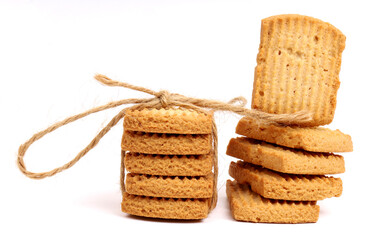 atta cookies on white background, new angles