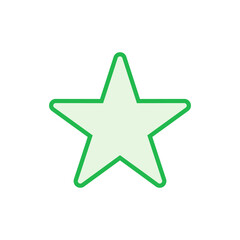 Star Icon set. rating icon vector. favourite star icon