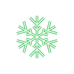 Snow icon set. snowflake icon vector