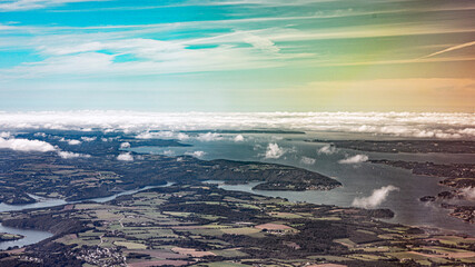 South brittany french coastline brest groix les glénans and morbihan gulf