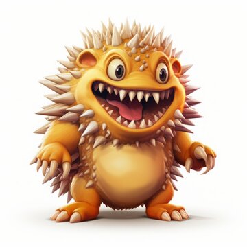 hedgehog monster character.