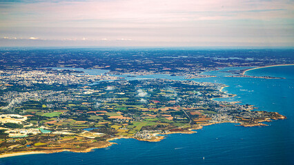 South brittany french coastline brest groix les glénans and morbihan gulf