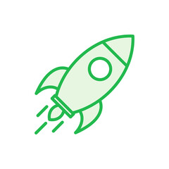 Rocket icon set. Startup icon vector.