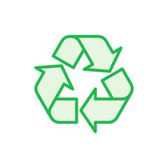 Recycle icon set. Recycling vector icon.