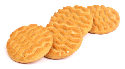 Cookies on white background, new angles