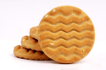 Cookies on white background, new angles