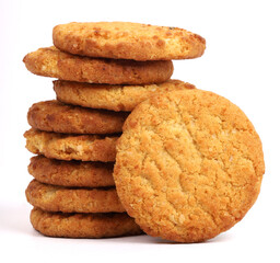 Cookies on white background, new angles
