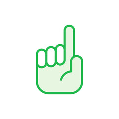 Hand icon set. hand vector icon, palm,click