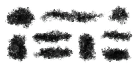 フワフワの絵の具のにじみテクスチャ