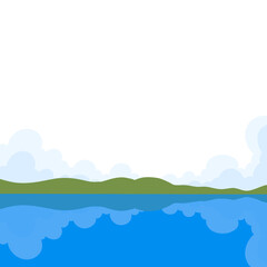 Obraz premium Cloudy summer