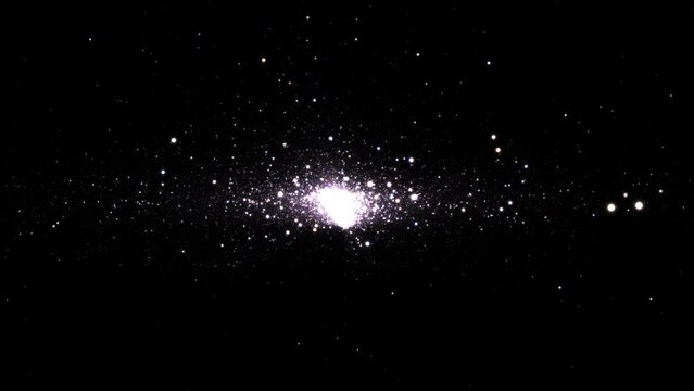 Flying through star fields in deep space