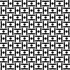 White background with black pattern. Seamless texture for fashion, textile design,  on wall paper, wrapping paper, fabrics and home decor. Simple repeat pattern.