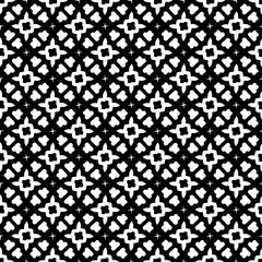White background with black pattern. Seamless texture for fashion, textile design,  on wall paper, wrapping paper, fabrics and home decor. Simple repeat pattern.