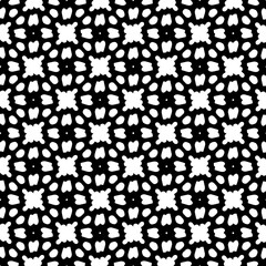 White background with black pattern. Seamless texture for fashion, textile design,  on wall paper, wrapping paper, fabrics and home decor. Simple repeat pattern.