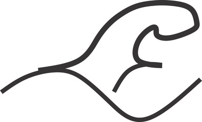 vector wind icon can be used for tattoos