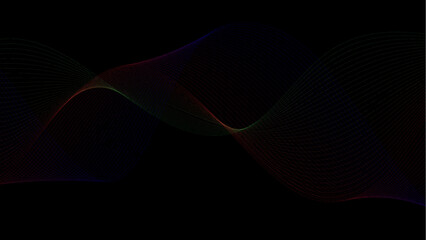Lines wavy blend background design