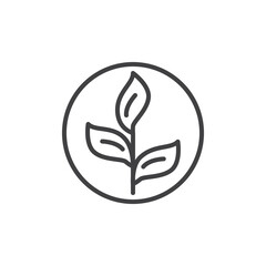 Natural product line icon