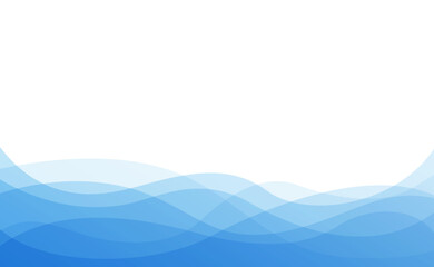 波型のオブジェクトを重ねた背景素材