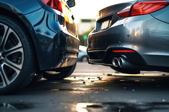 Photo of parked cars in a parking lot