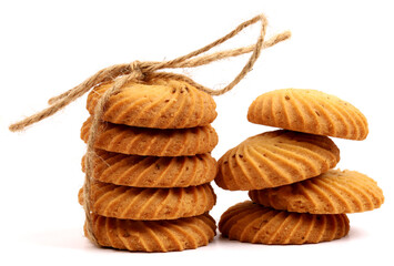 ajwain cookies on white background, new angles