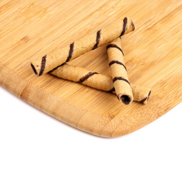 Chocolate Wafer Rolls with nice click