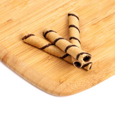 Chocolate Wafer Rolls with nice click