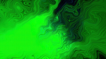 Fluid colorful paint stream. Motion. Bright flowing water surface with gradient colors.