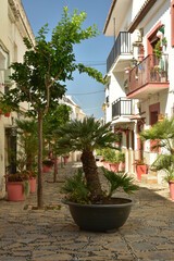 Estepona, charming old town of a Spanish town on the Costa del Sol.