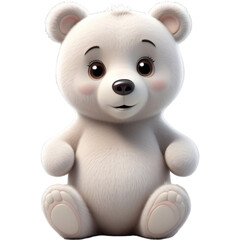 Obraz premium cute bear cartoon character