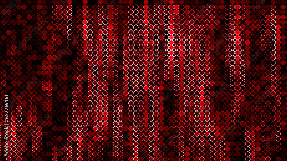 Poster an animated texture of blinking circles with an effect of waves. motion. rain of falling circles.