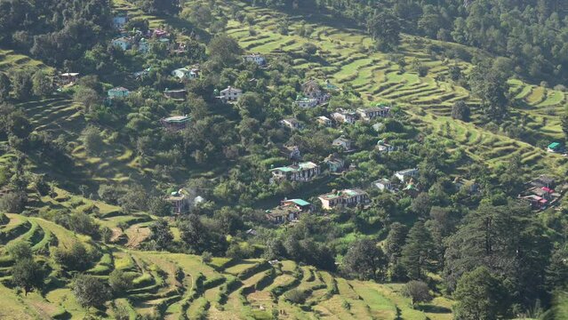 Scenic Mountain Village in Nainital