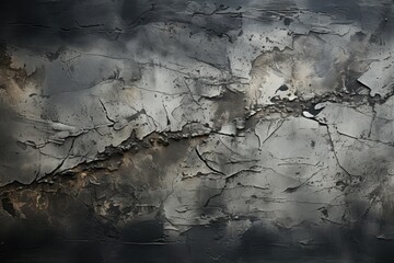 Smooth dark grey concrete texture top view