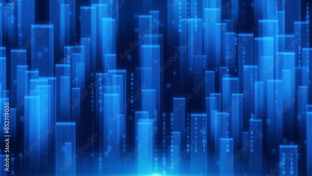 Poster Data line technology, Wireless data network and connection technology concept, high-speed futuristic abstract background