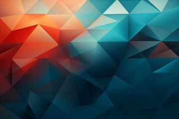 Obraz premium Abstract geometric background with triangles 3d wallpaper