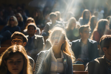 Students in the audience