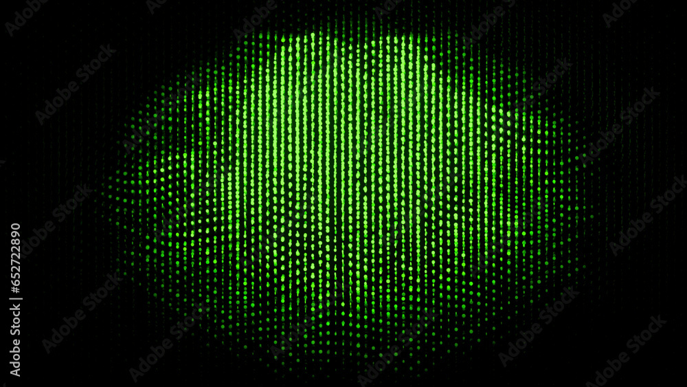 Aufkleber black background with green and white crumbling glitter. design. dark background with fountains of s