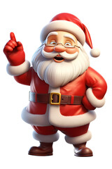Cute Christmas Santa Claus Character