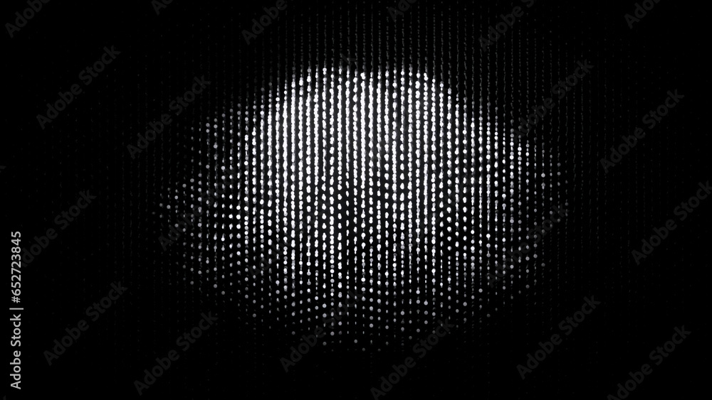 Aufkleber black background with green and white crumbling glitter. design. dark background with fountains of s