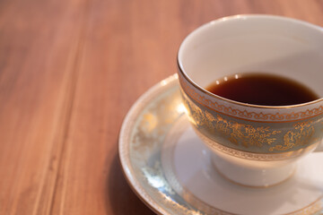 コーヒーを飲む