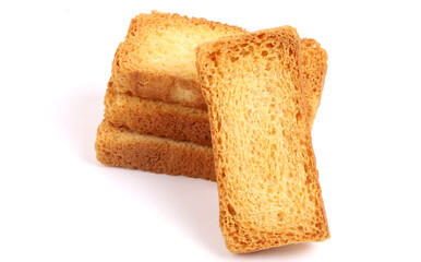 Rusk on white background, new angles, cardamom 