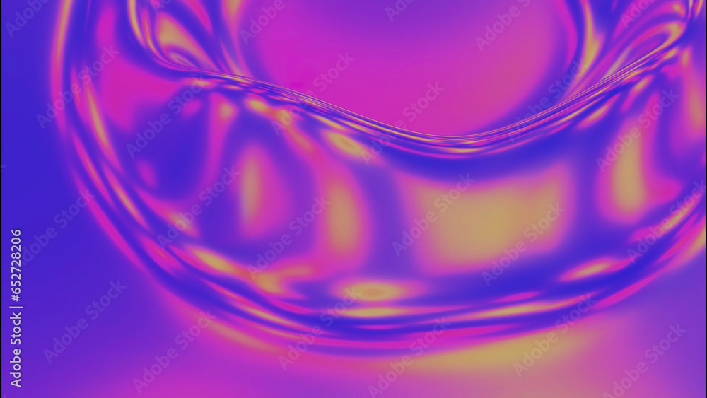 Poster purple blob. design. bright spots spread over a black background in abstraction.