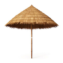 A beach umbrella isolated on white