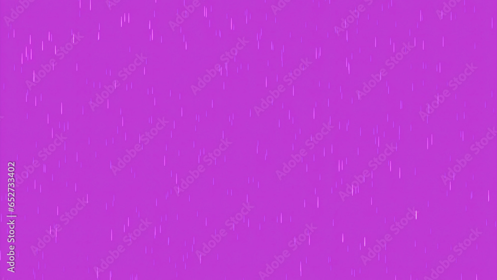 Poster falling particles of rain or snow on colored background. design. background with stream of falling r