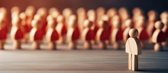 Innovative leader with creative problem solving standing out with a glowing light bulb among question marks