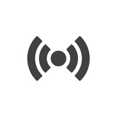 Hotspot signal vector icon