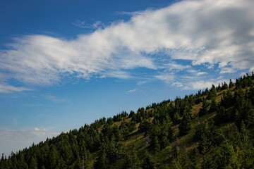 landscape with mountains