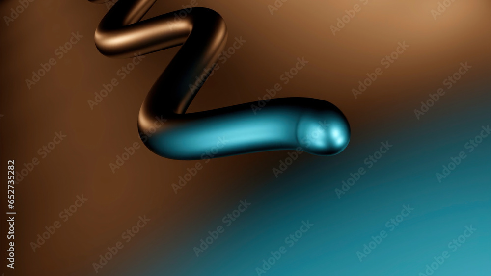 Aufkleber two-color bright background. design. a bright bright background with a ribbon drawing wave movements