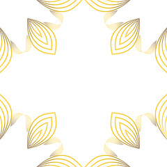 beautiful gold floral frame