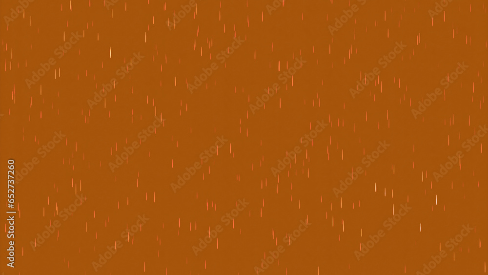 Poster falling particles of rain or snow on colored background. design. background with stream of falling r