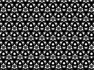 black  seamless pattern, black gift wrapping paper